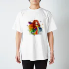 chibi_hikariのRainbow Hair Cutie スタンダードTシャツ