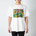 chokkotto🌿harappaと MASARU BARUのカガヤクウツクシイイノチ🐳 スタンダードTシャツ