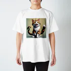 manaco-のふたまた猫ちゃん スタンダードTシャツ