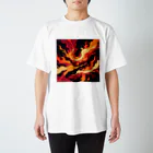 AI Fantasy Art Shopのart of fire② Regular Fit T-Shirt