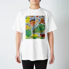 chokkotto🌿harappaと MASARU BARUのカガヤクウツクシイイノチ🐳🌟 Regular Fit T-Shirt