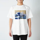 PUCHICA by Chicaco Toya @SUZURIのThe Great Wave off Kanagawa / 富嶽三十六景 神奈川沖浪裏パンダ ※Tシャツ Regular Fit T-Shirt