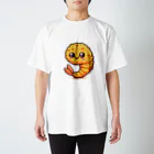 moka_mattarliのエビふりゃ〜くん スタンダードTシャツ