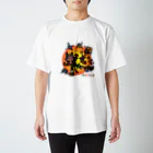 Colorful fam Earthのズンドコッ Regular Fit T-Shirt