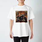 the blue seasonのレトロモーターサイクルの魅力 Regular Fit T-Shirt