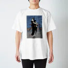 PALA's SHOP　cool、シュール、古風、和風、の大井川の堤防での戦い(切り抜き) 歌川国芳 1847-1848年 Regular Fit T-Shirt