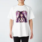 yos-1292583のねこニコばん Regular Fit T-Shirt