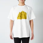 AI ZOO もふもふ商店のバナにゃんのかくれんぼ Regular Fit T-Shirt