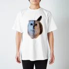 いらっしゃいませのフクロウみたいな猫 Regular Fit T-Shirt