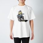 ほっかむねこ屋（アトリエほっかむ）のちゃらねこ Regular Fit T-Shirt