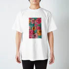 sukoyaのカラフルローズガーデン Regular Fit T-Shirt