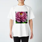 yukki1975のピクセルアートの5月_芍薬 Regular Fit T-Shirt