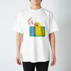 Atelier-Parakeetのゲンキヤデー　インコ Regular Fit T-Shirt