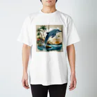 MY.LILILALAのハワイなイルカ Regular Fit T-Shirt