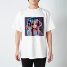 Creative Canvas-くリエイティブキャンバスのDj 女の子　かわいい　POP　ゆめのような Regular Fit T-Shirt