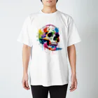 こもれびのカラフルなドクロ Regular Fit T-Shirt