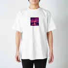 hitayakiの水辺に映る夕日 Regular Fit T-Shirt