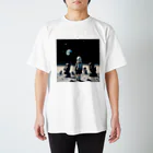 浮世絵愛の宇宙x女子高校生 Regular Fit T-Shirt