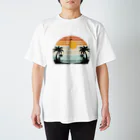 World_Teesの夏の陽射しとトロピカルな雰囲気が満載 Regular Fit T-Shirt