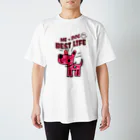 HappyFaceMarketのMe+Dog=Best Life 犬と一緒のベストな人生 Regular Fit T-Shirt