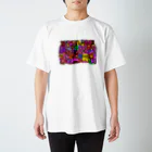 sakura-teoriのダイナミックフラワー Regular Fit T-Shirt