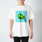 雑貨屋kerori(ザッカヤケロリ）のカエル（おすわり） スタンダードTシャツ