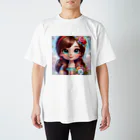 8kn356231の美少女 Regular Fit T-Shirt