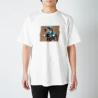 終わらない夢🌈のにゃんこ🐱 Regular Fit T-Shirt