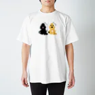 ごまいちのMoshiとBuddy【パピコバージョン】 Regular Fit T-Shirt