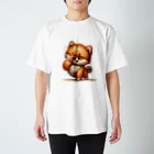 Snow-peaceの「ウィンクするキュートなポメラニアン」 Regular Fit T-Shirt