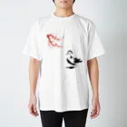 COLUMBOX【木革雑貨ハンドメイド作家/デザイナー】の会社のお花見欠席の言い訳を考え始めるアヒル Regular Fit T-Shirt