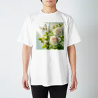 Rパンダ屋の「白薔薇」グッズ Regular Fit T-Shirt