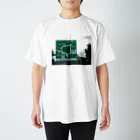 nexco大好き人の名神高速道路高槻JCT付近の道路標識 Regular Fit T-Shirt