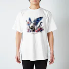 Miyagawa_nekoの春の芽吹き Regular Fit T-Shirt