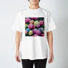 hanayaのあじさい Regular Fit T-Shirt