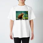 ジャパネットケフィアの可愛いカピバラ Regular Fit T-Shirt