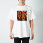 TAKEO SUZUKI / TASKENのAmbient Buddhism3 Album Art T-Shirts Regular Fit T-Shirt