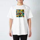 UKIYO-E_POP_by_convert_worksの浮世絵SUMMER_GIRL Regular Fit T-Shirt