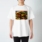 ジャパネットケフィアのファストフードの王様ハンバーガー Regular Fit T-Shirt