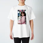 bijinngasyokuninの夢の世界の女の子 スタンダードTシャツ