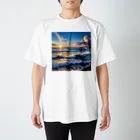 syaspの夏の海プリントTシャツ スタンダードTシャツ