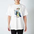 ねんこね。未来子のルリコンゴウインコ Regular Fit T-Shirt