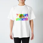 うたたしちゃんのうたたしまーとの7COLORS UTATASY!! スタンダードTシャツ