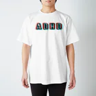 流行語Tシャツ倶楽部の【MBTIシリーズ？】ADHD Tシャツ[白] Regular Fit T-Shirt