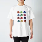 YUM DOLLSのカラフルなお家 Regular Fit T-Shirt