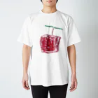 Satonobouのしかくいりんご スタンダードTシャツ