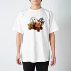 えーしょん【アザラシ・将棋】の風車 (将棋) スタンダードTシャツ