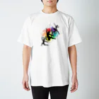 アトリエ レオズのmale ballet dancers(薄色用） Regular Fit T-Shirt