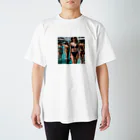 smoking-alcoholの水着の美女 Regular Fit T-Shirt