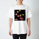 JOYSOUNDライバー事務所の【期間限定】JOYSOUNDうちわイベント夜空デザイン Regular Fit T-Shirt